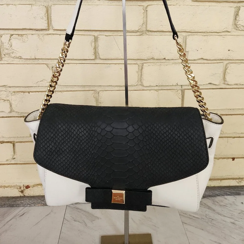 Kate Spade Black and White Crossbody Bag - Picture 2 of 14